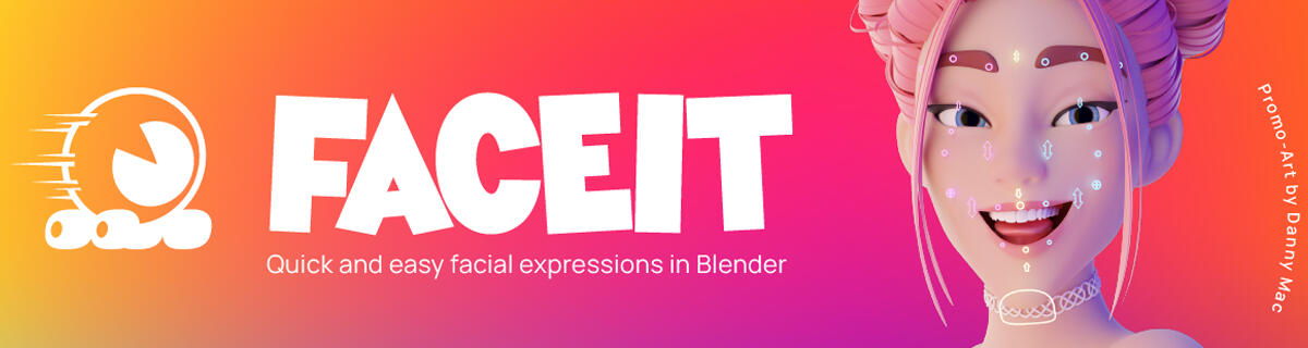 Faceit — quick and easy facial expressions in Blender
